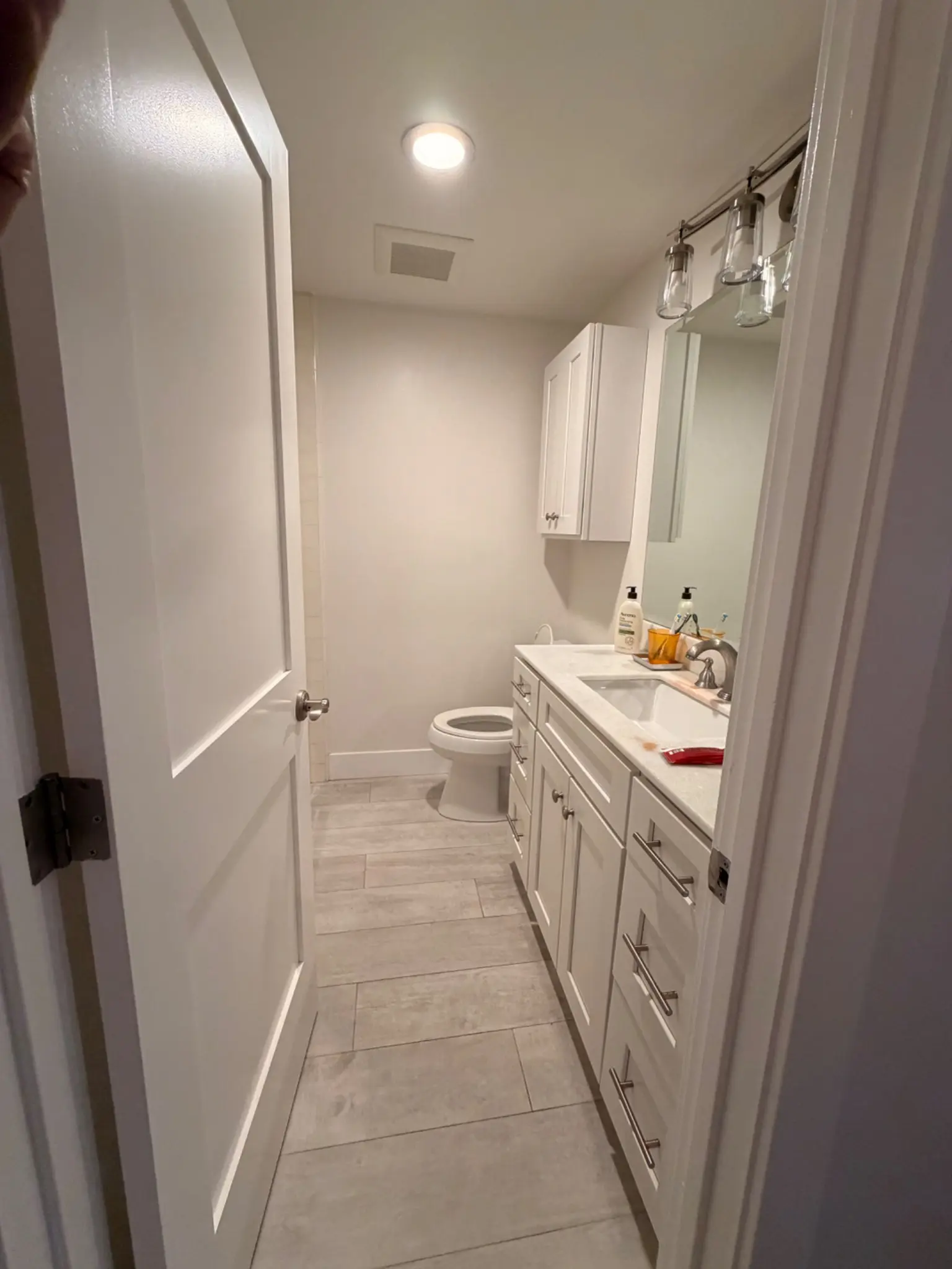 Bathroom One before remodeling