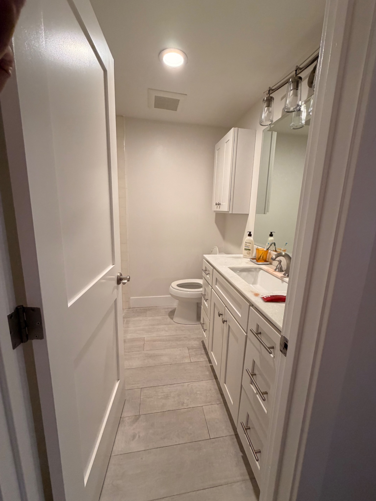 Bathroom One before remodeling