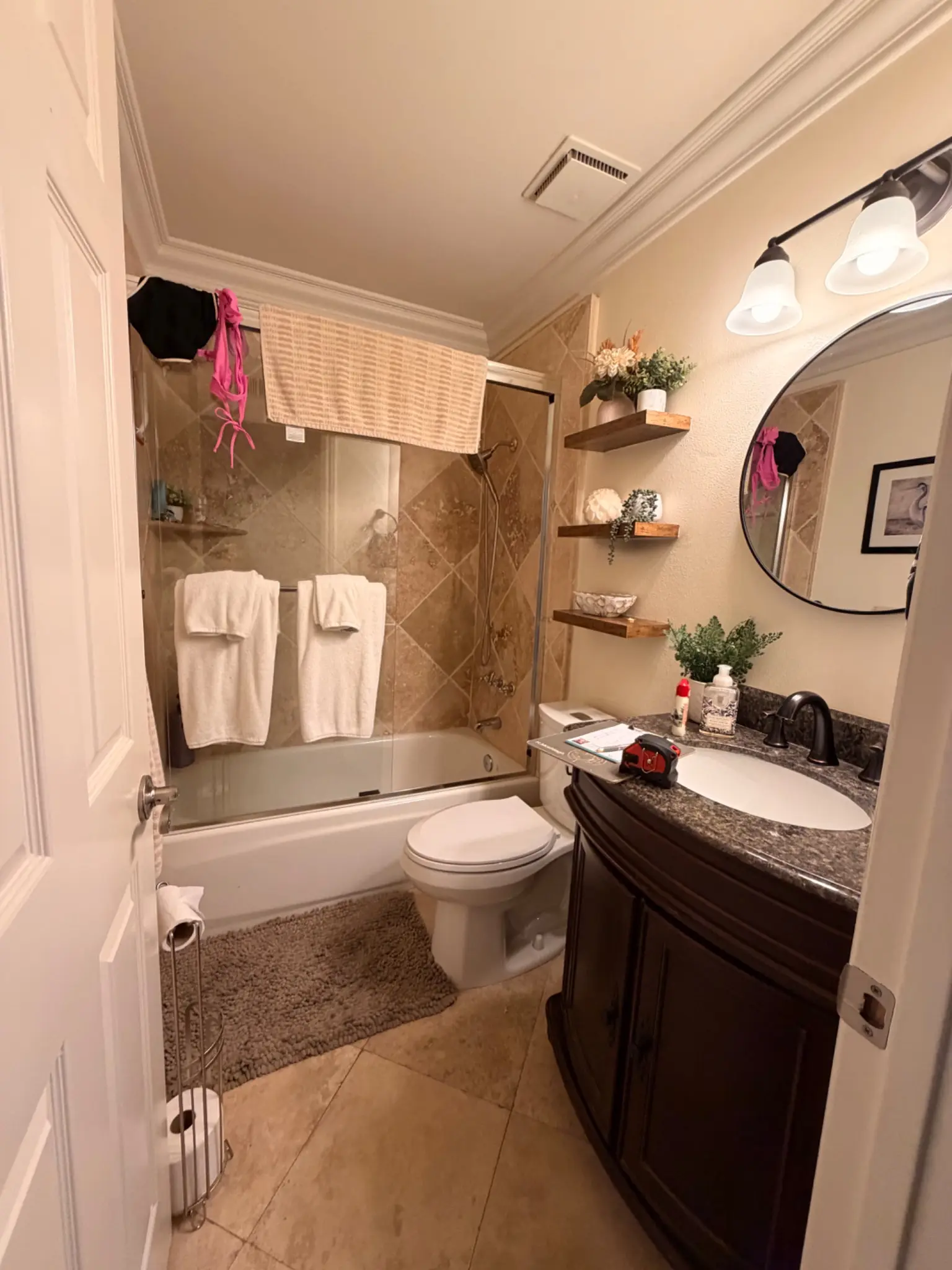 Tustin bathroom before the tub-to-shower conversion